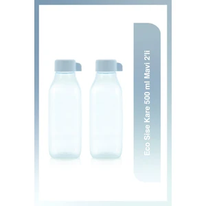 Eco Sise Kare 500 ml Mavi 2'li