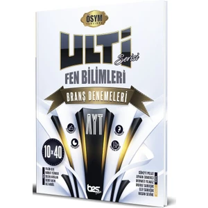 Bes yayınları AYT Fen Bilimleri Ulti Serisi 10 x 40 Branş Denemeleri