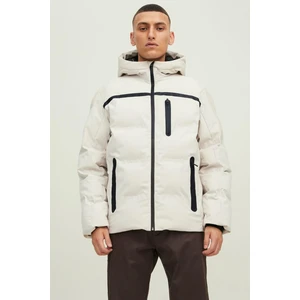 Jack & Jones Jcoheat Puffer Jacket Sn Beyaz Erkek Mont 12215507-Moonb