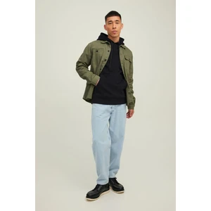 Jack & Jones Kapüsonlu Düz Renk Sweatshirt
