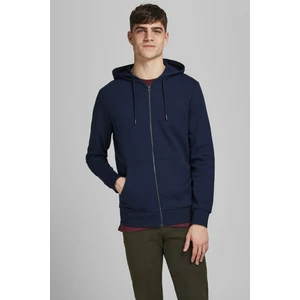 Jack & Jones Fermuarlı Erkek Kapüşonlu Sweatshirt - 12181901