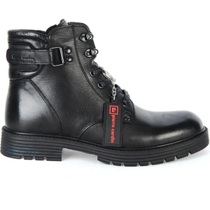 Pierre Cardin Nubuk Siyah %100 Deri Kışlık Erkek Bot 77648