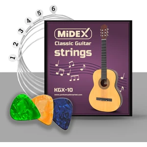 Kgx-10 Klasik Gitar Teli Takımı ve Pena Seti