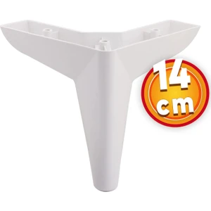 Lüks Mobilya Kanepe Sehpa Puf Koltuk Ayağı 14 cm Beyaz Baza Ayak
