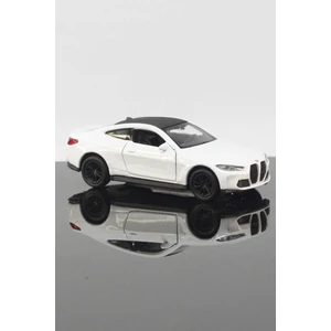 Bmw M4 Model Çek Bırak Araba 11 cm Beyaz