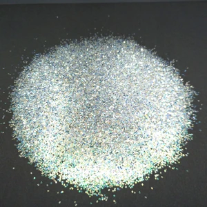 Sim Sedefli Beyaz Renk Lazer Iri Taneli  Glitter Janjanlı Toz Sim 500 gr