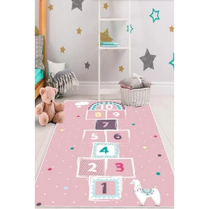 Decomia Home Yıkanabilir Kaymaz Dijital Seksek Oyunu Halısı Seksek Çocuk Oyun Halısı Oyun Matı 