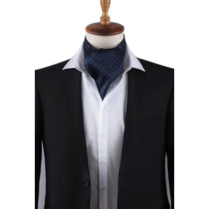 La Pescara Lacivert Küçük Desen Erkek Fular K416