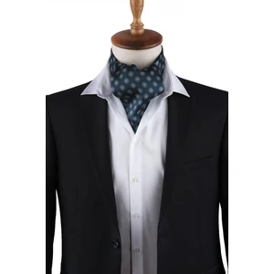 La Pescara Yeşil Puantiye Desen Erkek Fular K420