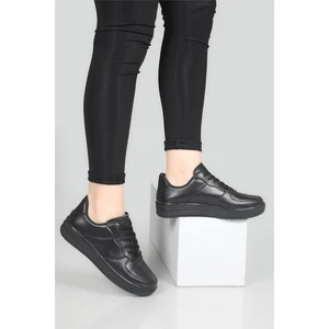 Günlük Rahat Yürüyüş Unisex Spor Ayakkabı V2 Siyah