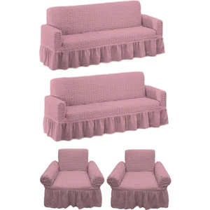 Bürümcük Lastikli Kanepe Örtüsü Likralı Koltuk Örtüsü Iki 3'lü Iki Tekli Çekyat Örtüsü