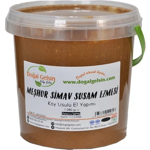 Doğal Gelsin Kolay Gelsin Meşhur Simav Susam Ezmesi -1 kg