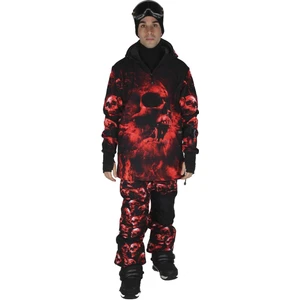 SS7941 Skull Erkek Snowboard Mont ve Pantolon Takımı