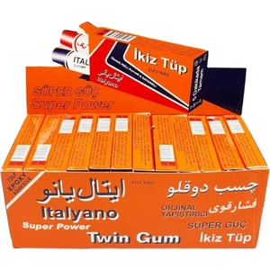 Ikiz Tüp Arap Iran Yapıştırıcısı Epoksi Depo Metal Radyatör Araba Eşya Tamir Toptan Kutu Koli 24 Adet