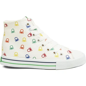 Benetton® | BN-30734 - 3374 Beyaz - Kadın Spor Ayakkabı