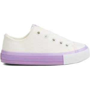 Benetton® | BN-30740 - 3374 Beyaz Lila - Çocuk Spor Ayakkabı