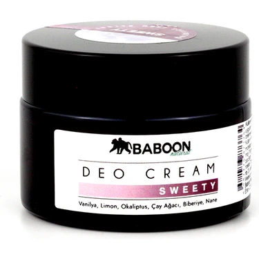 Baboon Natural Baboon Deo Cream - Sweety