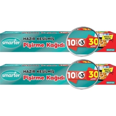 Smarter Hazır Kesilmiş Yağlı Pişirme Kağıdı 2 x 30