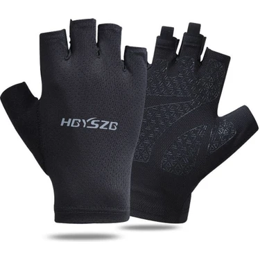 Alazpay Terletmeyen Yarım Parmak Yoga Fitness Bisiklet Outdoor Spor