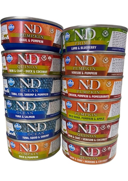 12'li Karışık Kedi Konservesi 12 x 85 gr