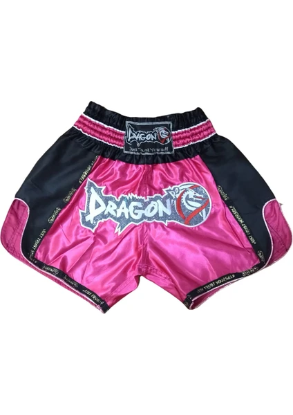 Dragon MT3075 Retro Muay Thai Şort, Antrenman Şortu Pembe