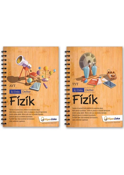 TYT Fizik ve AYT Fizik Içi Dolu Defter Seti