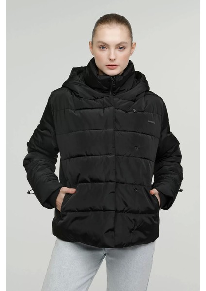 SN71 Short Karina Coat Bayan Mont - Siyah