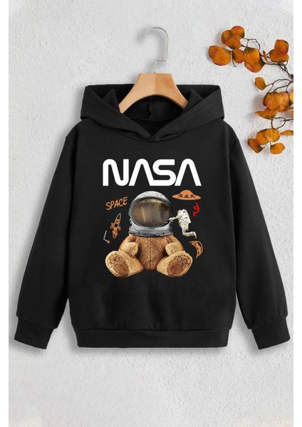 Çocuk Nasabear Baskılı Sweatshirt