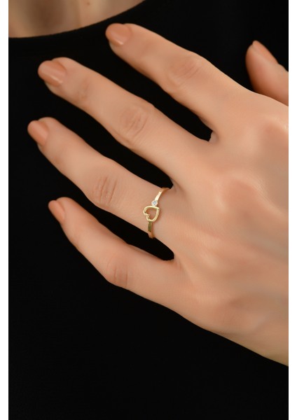 Kalp Çıtır Altın Yüzük CGKYZK0068 fiyatları