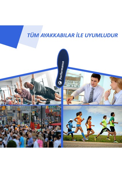 SG05 | Yumuşak Memory Foam + Orthoflex, Hava Geçiren, Parfümlü Tüm Ayakkabılarla Uyumlu İç Tabanlık