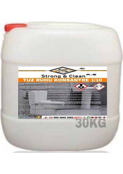 Tuz Ruhu Konsantre 1/10 30 kg