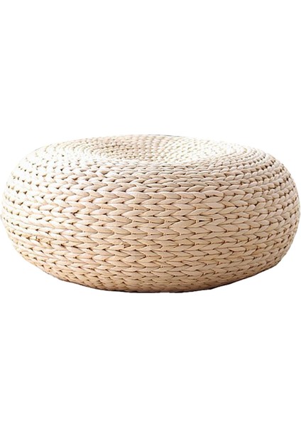 El Yapımı Doğal Saman Yastığı Tatami Zemin Mat Pouf Oda Yoga Koltuk Mat 40CM Metal Çerçeve fiyatları