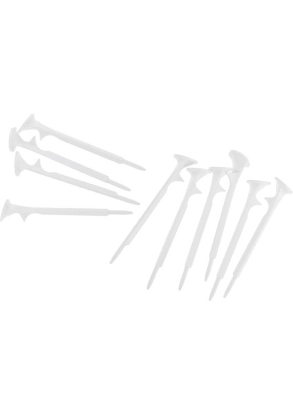 10 Adet 73MM Beyaz Golf Tees Spor Golf Eğitimi/uygulama Için Ayarlanmış (Yurt Dışından)