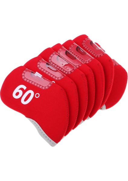 7pcs Premium Neopren Golf Demir Putter Kafa Kapağı Headcover Kırmızı (Yurt Dışından) indirimleri