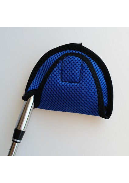 Çok Fonksiyonlu Golf Mallet Putter Head Cover Headcover, Döngü Bant Harmanlayıcı ile Mavi Tarifli (Yurt Dışından)