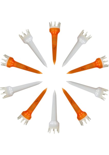 10 Adet Kırılmaz Golf Tee Uygulama Eğitimi Golfçü Tees Çeşitli 50MM (Yurt Dışından) fırsatları