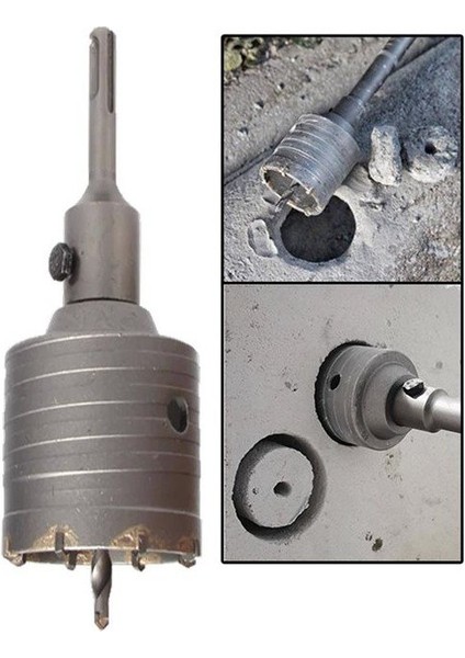 Elmaslı Beton Delme Buat Panç Adaptörlü - 70 mm