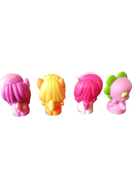 PopŞeker My Little Pony Playskool Friends 4'lü Karakter Set Pony Oyuncakları Her Biri 6.5cm.