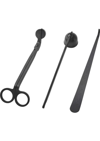 3pcs Mum Fitil Düzeltici Snuffer Kepçe Kesici Söndürücü Alet Kiti Altın(Yurt Dışından) fiyatları