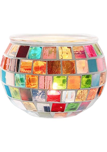 Mozaik Mum Tutucu Tealight Şamdan Centerpiece Yemek fiyatları
