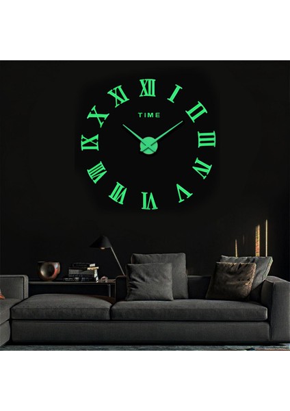 Duvara Monte Işıklı Saat Iy 3D Etiket Modern Ev Bar fiyatları