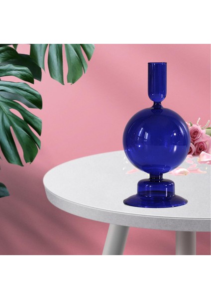 Dekoratif Şamdan Tutucu Masa Centerpieces Spherik Mavi modelleri