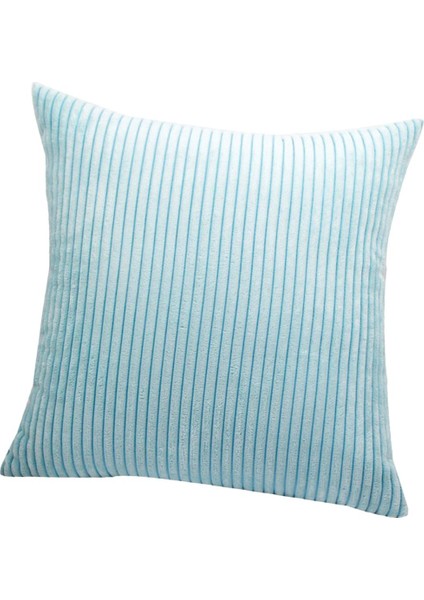 Yastık Kapağı Kadife Kadife Yastık Kapağı Sofa- 50X50CM Mavi