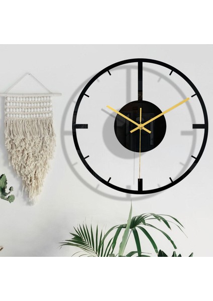 Modern Duvar Saati Işaretsiz Saat Siyah fiyatları