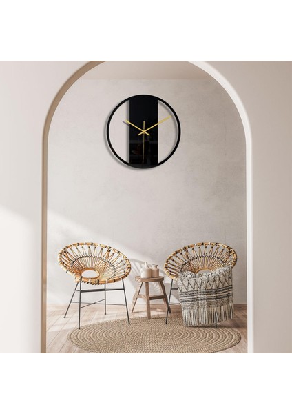 Duvar Saati Pille Çalışan Ayna Yüzey Saatleri Ofis Oturma Odası fiyatları