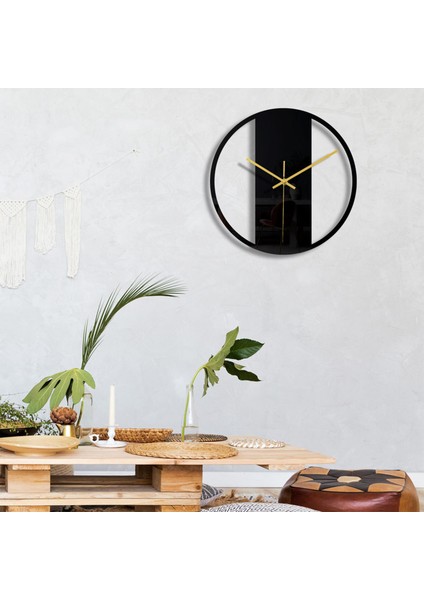 Duvar Saati Pille Çalışan Ayna Yüzey Saatleri Ofis Oturma Odası modelleri