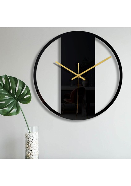 Duvar Saati Pille Çalışan Ayna Yüzey Saatleri Ofis Oturma Odası indirimleri