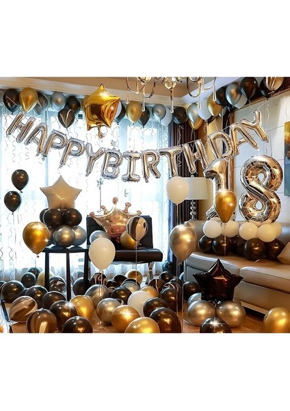 18 Yaş Happy Bırthday Doğum Günü Seti