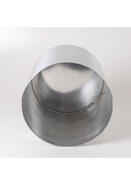 Silindir Alüminyum Saksı Gümüş Ebat 15 x 15 cm indirimleri