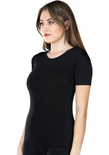 Yarım Kol Bisiklet Yaka Kadın Tişört 228 modelleri